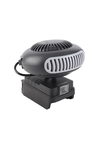 Moveevo 170w Akıllı Termostatlı Taşınabilir Isıtıcı - 2 Seviye Sıcaklık Regülasyonu, 180 Döner Kafa, Worx 18v 5pin Wa3551 Li-ion Pil Uyumlu, Usb Şarj Portlu