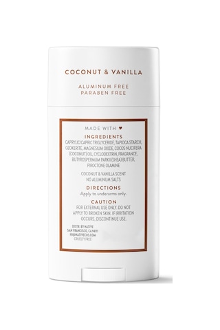 Native Coconut & Vanilla Alüminyumsuz Stick Deodorant 75gr 33967513