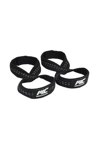 Musclecloth 8 Loop Lifting Straps Siyah