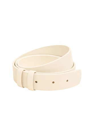 Erkek Kemer Dayanıklı Beyaz Kemer Deri