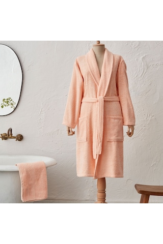 Karaca Home Judi %100 Pamuk Bornoz L/XL Blush Pudra