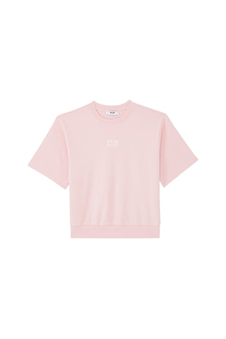 Msgm Çocuk Kısa Kol Sweatshirt Pembe