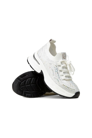 Deery Kadın Beyaz Taş Detaylı Sneaker Ayakkabı - 26303zbyzp01 Beyaz