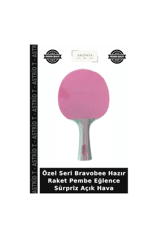 Özel Seri Bravobee Hazır Raket Pembe Eğlence Sürpriz Açık Hava