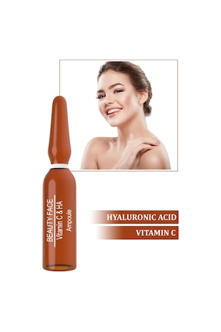 Beauty Face Vitamin C Ha Ampul Serum 6 x 2 ML