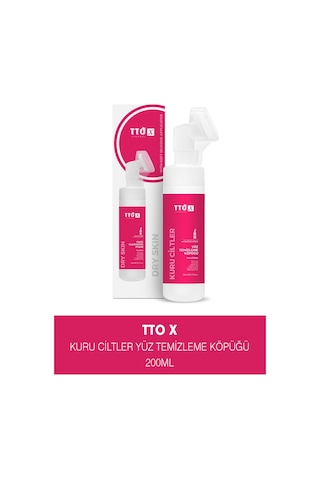 Tto X Kuru Ciltlere Özel Aplikatörlü Yüz Temizleme Köpüğü 200ml