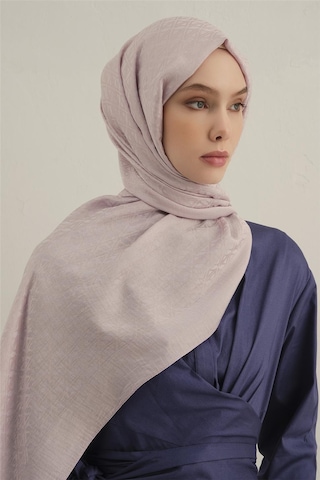 Armine Lyocell Naia Üçgen Monogram Şal 5 43 Pembe