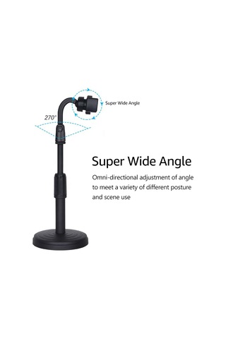 Singree 360 Dönebilen Ayarlanabilir Telefon Tutucu - Geniş Tabanlı, Çizilmeye Karşı Koruyucu