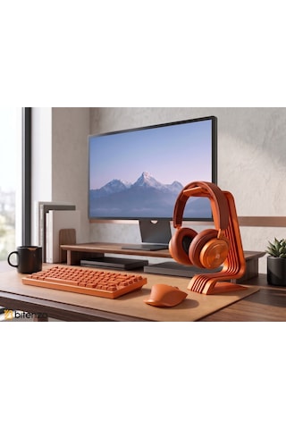 Z-line Katmanlı Masaüstü Kulaklık Standı, Ergonomik Ekipman Askısı