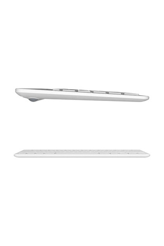 Lenovo Lecoo Bk100 Bluetooth V3.0 Çoklu Cihaz Uyumlu Şarj Edilebilir Kablosuz Beyaz Türkçe Q Klavye Diğer