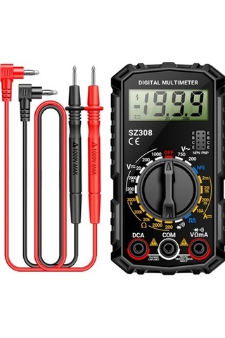 Agoodshop Sz308 Dijital Multimetre Voltaj Direnç Ölçer Akım Ölçer, B