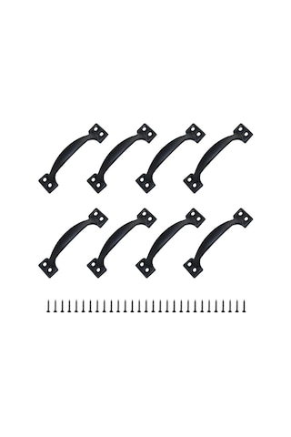 10 Adet Çinko Alaşımlı Rustik Merkez Mesafeli Mobilya Topuzu Kapı Kolu Kulpu 120mm