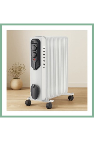Bşkvirgo 11 Dilimli Yağlı Radyatör Isıtıcı 2500w Ayarlı Termostat Bsk2026 Standart