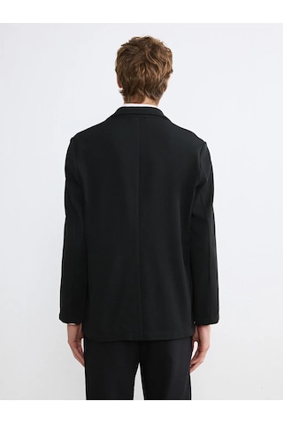 Lc Waikiki Siyah Dar Kalıp Erkek Blazer Ceket