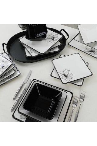 Keramika Lotus Yemek Takımı 24 Parça 6 Kişilik - 20037