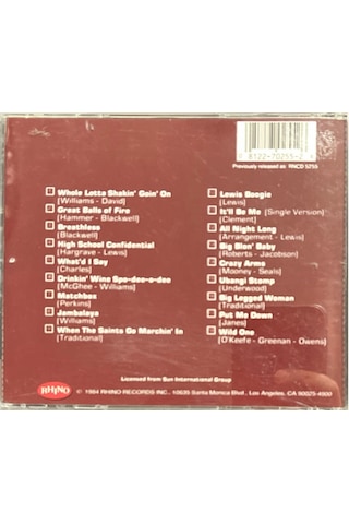 Cd Jerry Lee Lewis 18 Original Greatest Hits Cd
