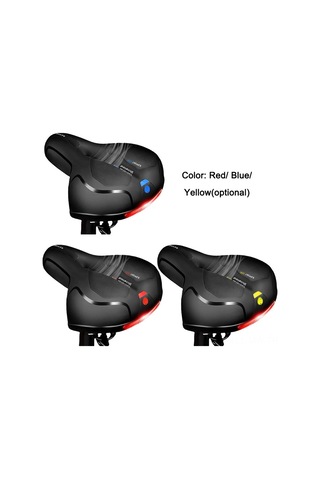 Moveevo Dağ Bisikleti Minderi: Ergonimik, Havalandırmalı, Çift Şok Emici Toplu, Konforlu Mavi Jant Minderi Mavi