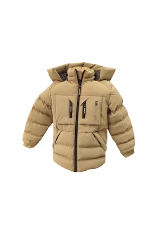 Life For Moda Erkek Çocuk İçi Peluş Astarlı Çıkarılabilir Kapüşonlu Su Geçirmez Mont 2042 Sütlü Kahve