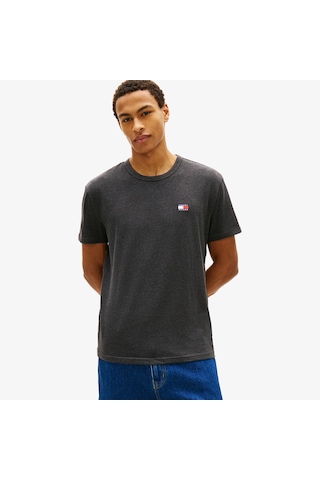 Tommy Hilfiger Regular Badge Erkek Siyah T-shirt Dm0dm22667 Siyah