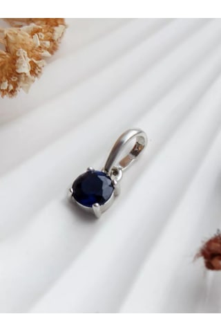 Lapshov Tek Taşlı Gümüş Kolye Ucu 197797318