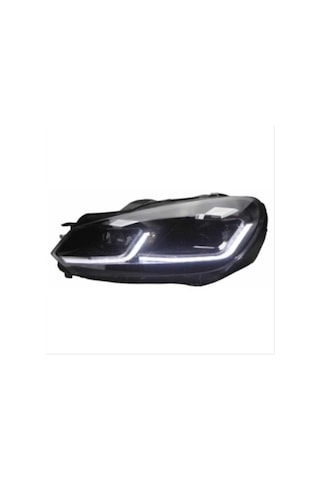 Autogp Vw Golf 6 Ön Far Lambası Full Led 7.5 Görünüm J Led 2009 / 2012