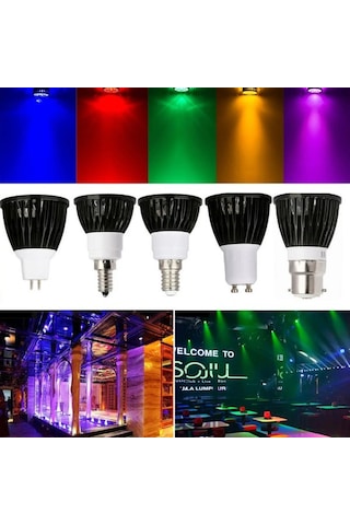 Agoodshop 9w Tarzı Yeşil Kısılabilir Led Spot Ampuller Gu10 Mr16 E27 E14 B22 15w 12w 9w 110v 220v Dc