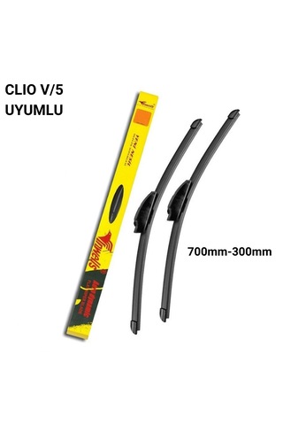 Renault Clio 5 Clio V Uyumlu Muz Silecek Takımı - 700 Mm / 300 Mm Sürücü + Yolcu