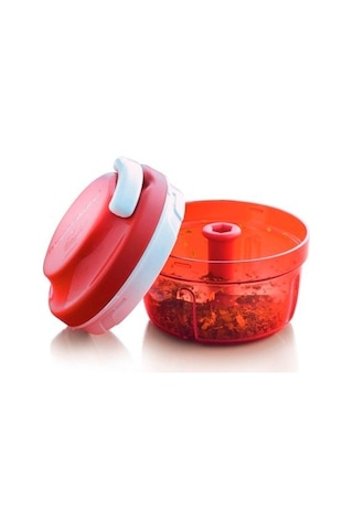Tupperware Süper Şef 1 Kırmızı İpli Rondo Doğrayıcı Kırmızı Diğer