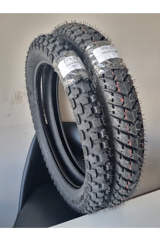 Set Kuba X Boss Lastik Takımı 300-17 Ninza Ve 275-17 Cascade Ön Ve Arka