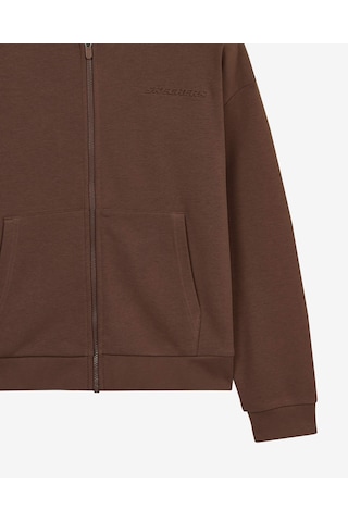 Skechers W Essential Full Zip Sweatshirt Kadın Kahverengi Sweatshirt S2610016-2070