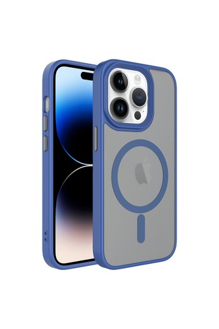 Apple Uyumlu iPhone 12 Pro Max Kılıf Mat Arka Yüzey Wireless Şarj Özellikli Zore Flet Magsafe Kılıf