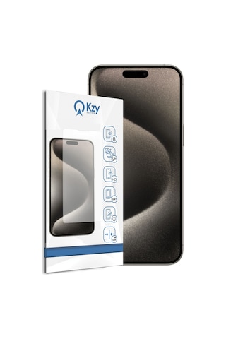 Apple iPhone 15 Pro Max Uyumlu İle Temperli Ekran Koruyucu Kırılmaz Cam