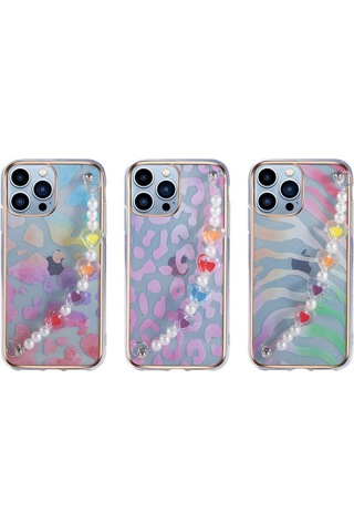 Apple Uyumlu iPhone 13 Pro Kılıf Zore Pilla Kapak Colorful