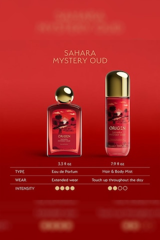 Origen Sahara Mystery Oud Kadın Parfümü + Saç Ve Vücut Spreyi Set Odunsu