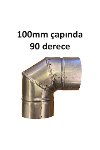 Pelet Soba İçin 90 Derece Boru Dirseği