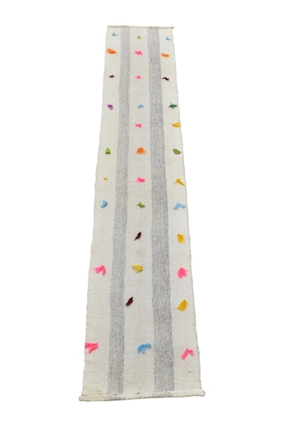 Kilim Antik El Dokuma Pamuklu Mini Yolluk Anadolu Yörük Kilimi 0118 - Yeni - Çok Renkli