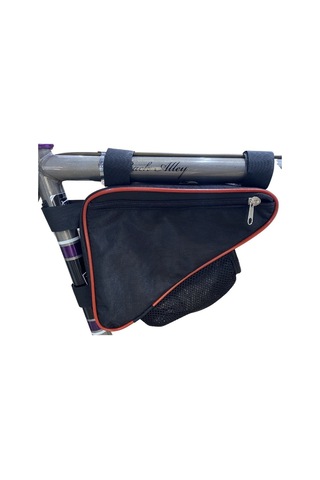 Erseplus Bisiklet Canta Üçgen Suluk Aparatlı Siyah-Turkuaz Siyah