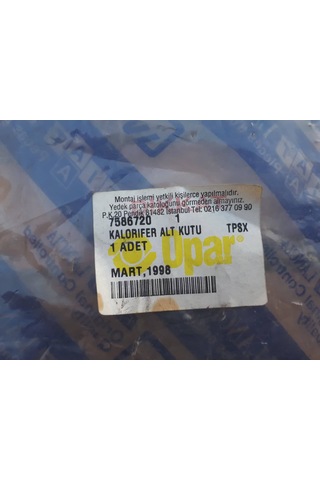 Fiat Tempra Tipo Kalorifer Alt Kutu Kabin 7586720