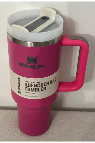 Aitong Stanley Quencher Termos Pipetli Bardak 1,18 Lt Kırmızı Termos, Soğuk Tutar Kırmızı