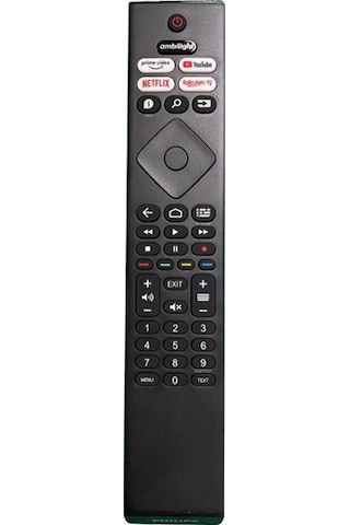 WEKO KL Philips Uyumlu AMBILIGHT NETFLIX-PRIME VIDEO-YOUTUBE-RAKUTEN TV TUŞLU LED TV KUMANDASI WEKO KL Philips Uyumlu AMBILIGHT NETFLIX-PRIME VIDEO-YOUTUBE-RAKUTEN TV TUŞLU LED TV KUMANDASI
