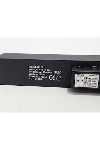 B1201 Gün Işığı Magnet Lineer Ray Spot 48v 12w 3000k