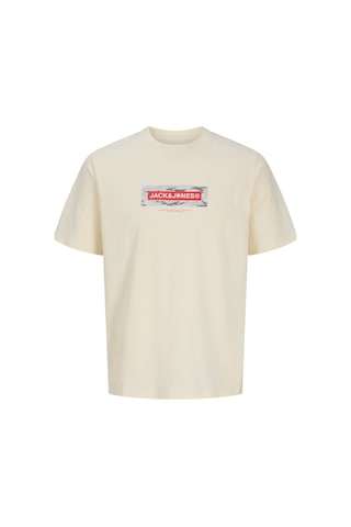 Jack & Jones Jcobreeze Erkek Tişört Kısa Kollu Rahat Günlük Bej