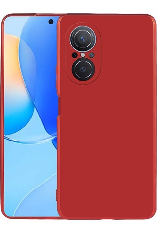 Khayra Huawei Nova 9 Se Kılıf Premier Silikon Kapak - Kırmızı Kirmizi