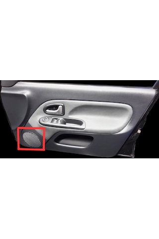 Renault Clio 2 Reno Uyumlu 2 Adet Kapı Hoparlör Kapağı Gri Renk 1 ÇİFT Sağ Sol 2li Set