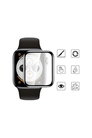 Apple Watch 38mm Ultra Ince Darbe Emici Mat Eko Ppma Pet Saat Ekran Koruyucu