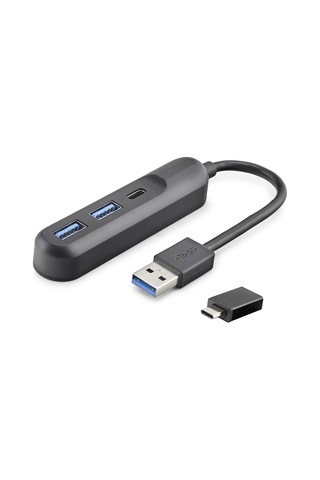 Usb Type-c 3.2 Gen1 Hub 3 Port 5 Gbps Siyah U35g05 Evimdeyokyok