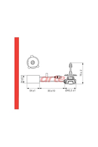 Bosch H4 Gigalight Led Far Ampul Seti 12v 30w 6000k Canbus 1987301554 Beyaz Işık 2 Li Set