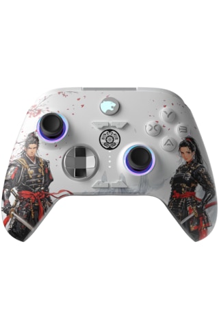 GamePower Force RGB Kablosuz Beyaz Gamepad (2.4G, Bluetooth,Kablolu) (PC Uyumlu) + Çanta