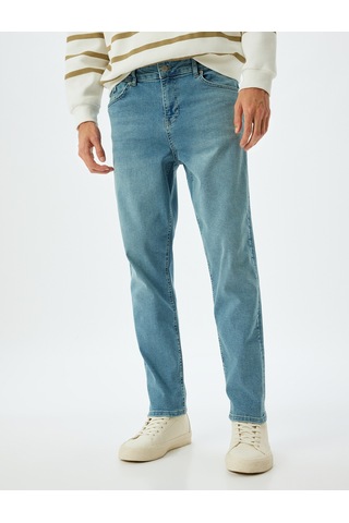 Koton Tapered Fit Jean Pantolon - Joe Jean Açık İndigo 5wam40126ıd Açık İndigo