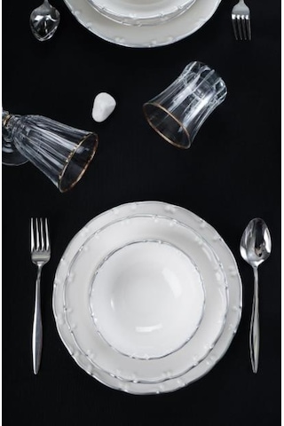 Acar'Liyana Silver 24 Parça Yemek Takımı 12343